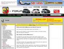 Tablet Screenshot of abarth-forum.de